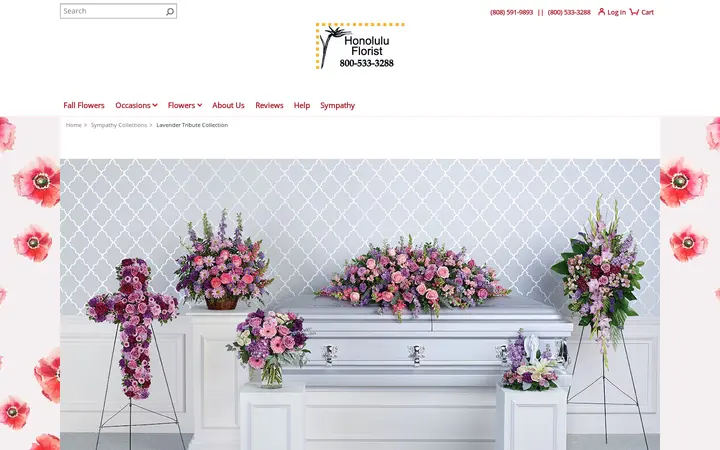 /sympathy-collections/lavender-tribute-collection/cat9490009 — Honolulu Florist