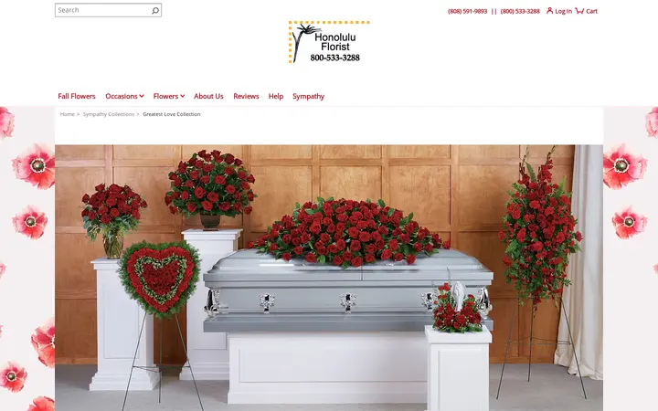 /sympathy-collections/greatest-love-collection/cat9490006 — Honolulu Florist