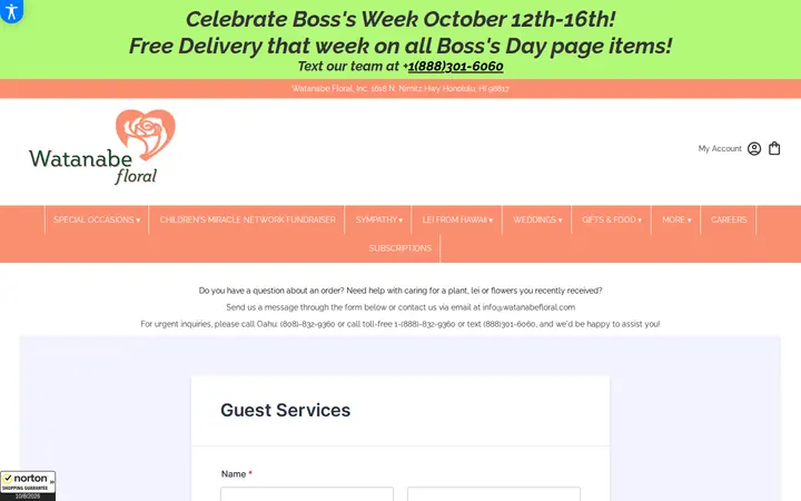 /contact-us — Watanabe Floral, Inc.