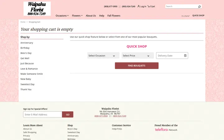 /cart;jsessionid=MOmug_TUIyQ-4mR8zWSo5QrgSXJGzrmwYE9Zw9EV.715597c5071333f5193faa7 — Waipahu Florist