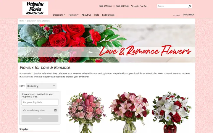 /love-romance/cat1000019 — Waipahu Florist
