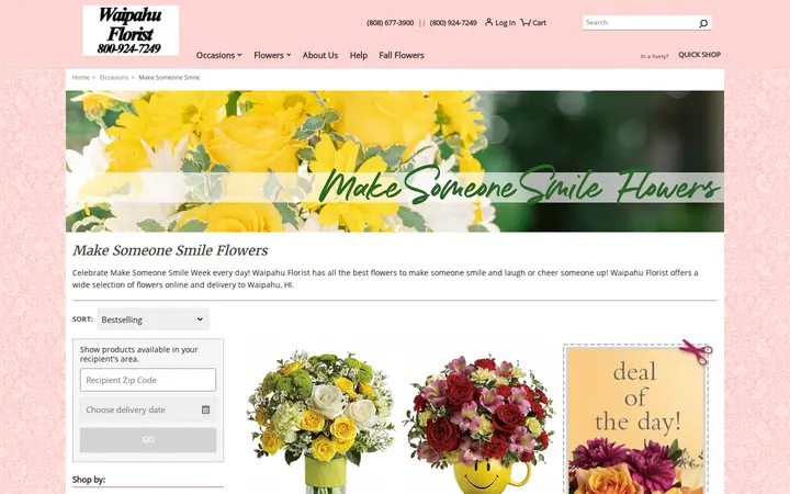 /make-someone-smile/cat1080020 — Waipahu Florist