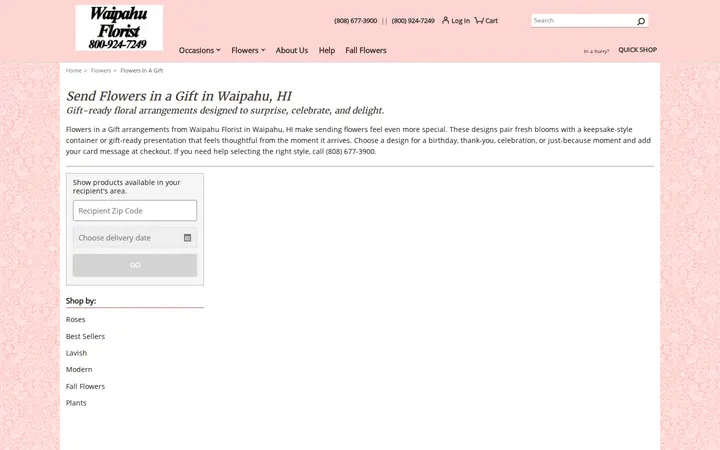 /flowers-in-a-gift/cat1080003 — Waipahu Florist