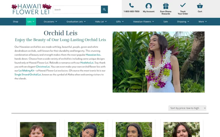 /product-category/shop-hawaiian-leis/orchid-leis — Hawaii Flower Lei