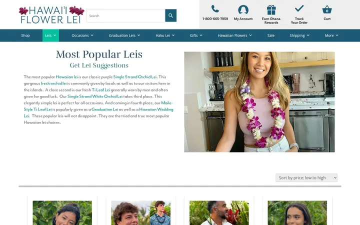 /product-category/shop-hawaiian-leis/popular-leis — Hawaii Flower Lei
