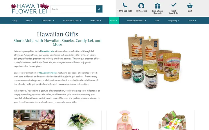 /product-category/hawaiian-gifts — Hawaii Flower Lei