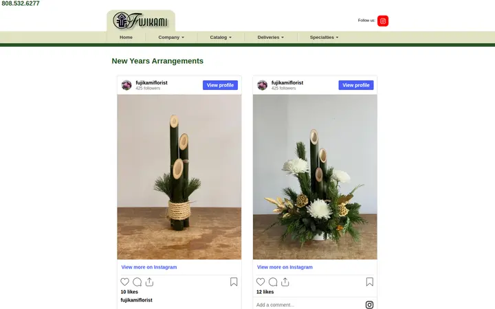 /honolulu-new-years-flowers.aspx — Fujikami Florist - Honolulu - Official Site