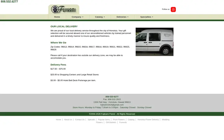 /honolulu-flower-delivery.aspx — Fujikami Florist - Honolulu - Official Site