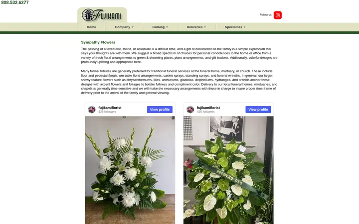 /honolulu-funeral-flowers.aspx — Fujikami Florist - Honolulu - Official Site