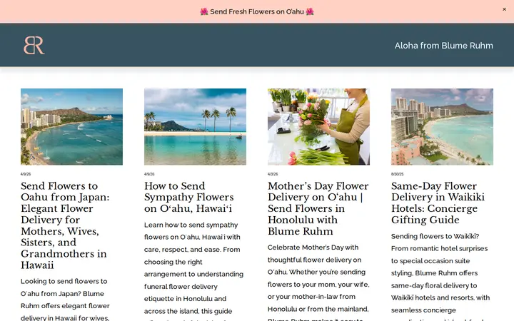 /blume-ruhm-blog/category/Honolulu+Florist — Blume Ruhm