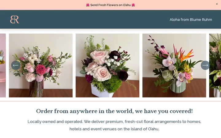 /hawaii-florist-blume-ruhm-premium-flower-shop — Blume Ruhm