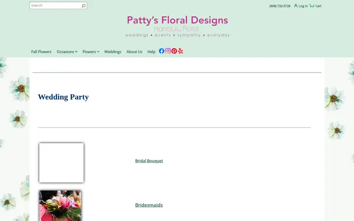 /weddingparty — Patty's Floral Designs, Inc.