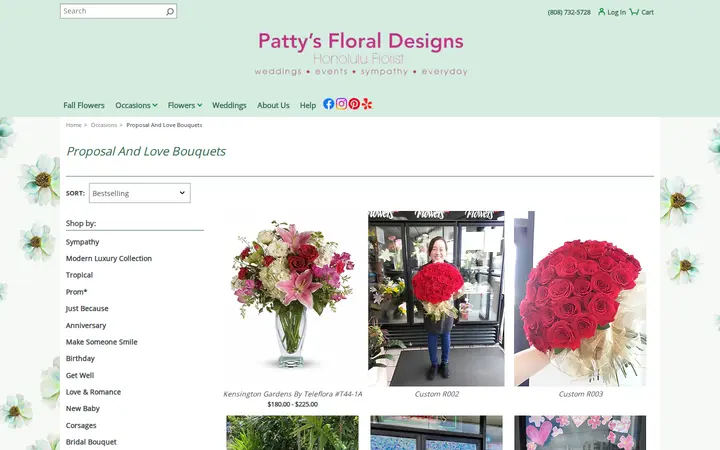 /proposal-and-love-bouquets/cat11830051 — Patty's Floral Designs, Inc.
