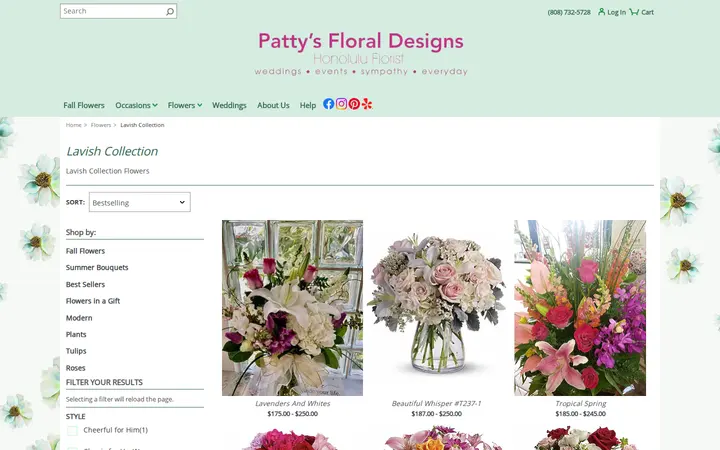 /lavish-collection/de-305829 — Patty's Floral Designs, Inc.