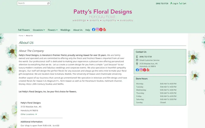 /about-us — Patty's Floral Designs, Inc.
