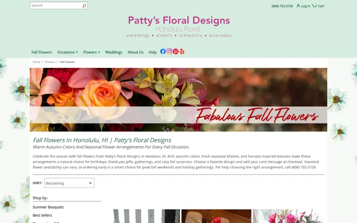 /fall-flowers/cat1080004 — Patty's Floral Designs, Inc.