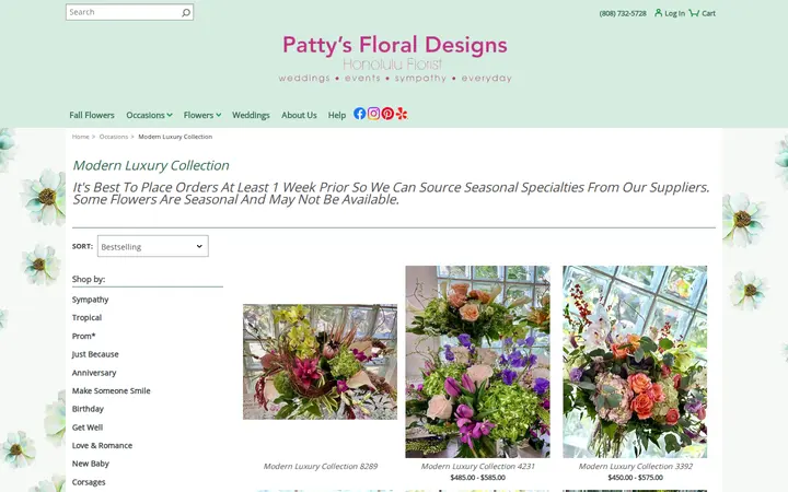/modern-luxury-collection/cat14840007 — Patty's Floral Designs, Inc.
