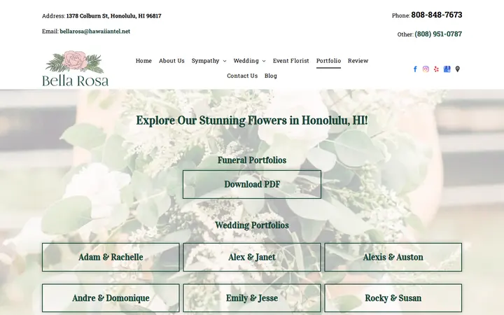 /florist-portfolio — Bella Rosa Corporation