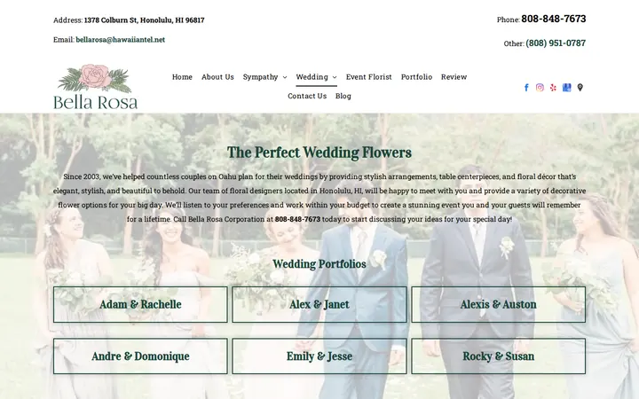 /wedding — Bella Rosa Corporation
