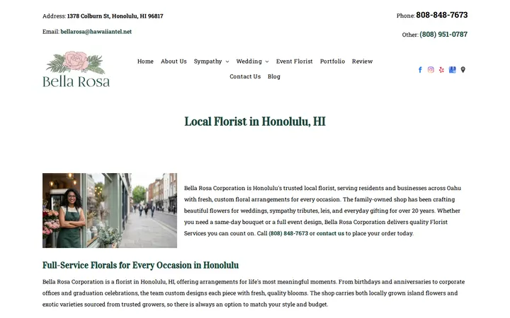 /local-florist-honolulu-hi — Bella Rosa Corporation