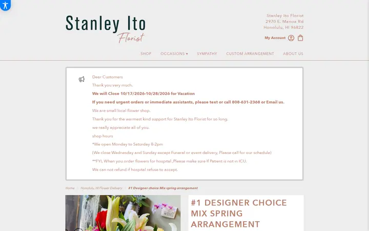/honolulu-stanley-ito-florist/1-designer-choice-mix-spring-arrangement.html — Stanley Ito Florist