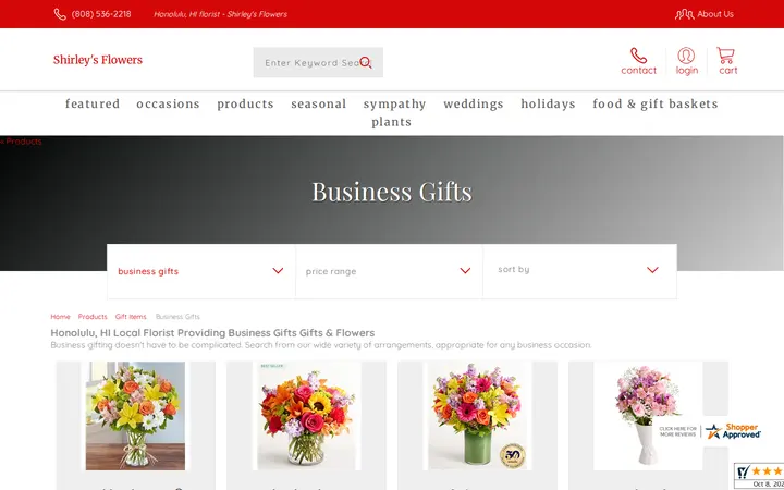 /store/products/Gift-Items/Business-Gifts — Shirley's Flowers