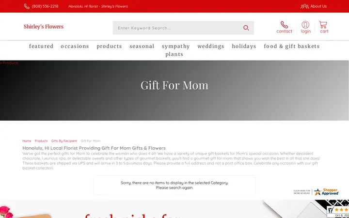 /store/products/gifts-by-recipient/gift-for-mom — Shirley's Flowers