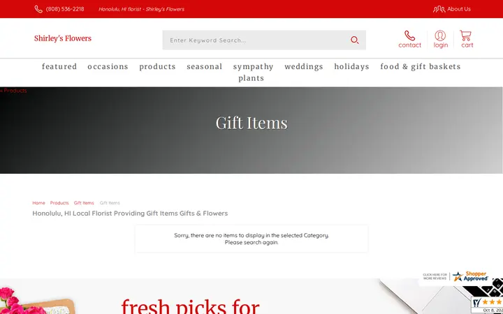/store/products/Gift-Items/gift-items-1 — Shirley's Flowers