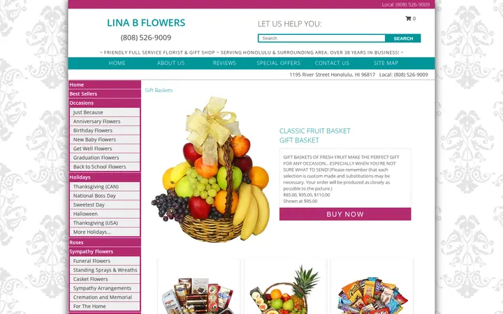 /gift-baskets — Lina B Flowers