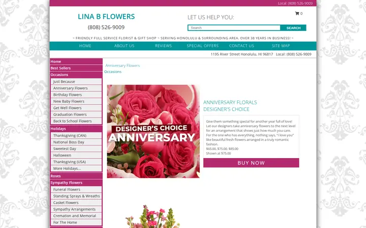 /anniversary.php — Lina B Flowers