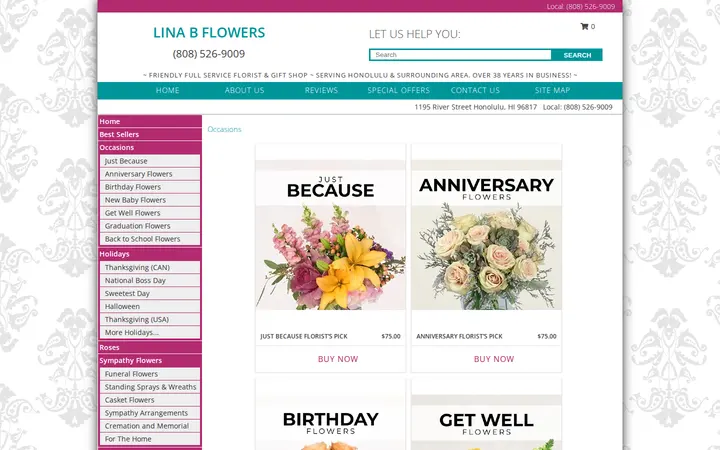 /all_occasions.php — Lina B Flowers