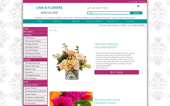 /best-sellers.php — Lina B Flowers