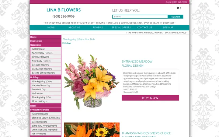 /thanksgiving-flowers-usa.php — Lina B Flowers