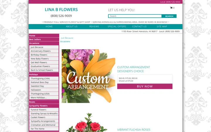 /any_occasion.php — Lina B Flowers