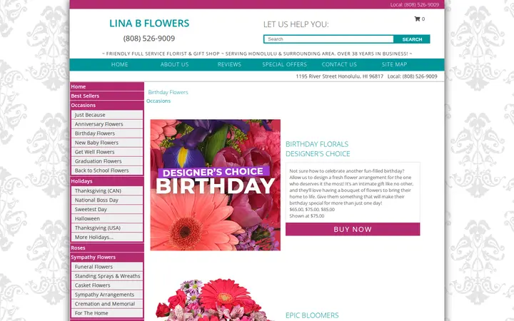 /birthday.php — Lina B Flowers
