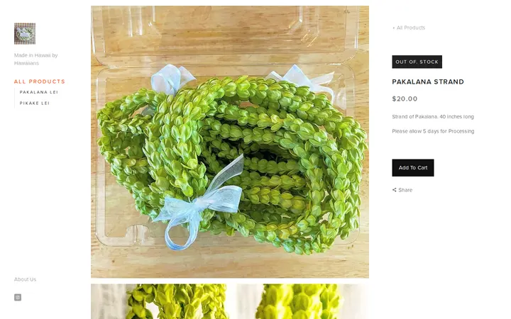 /products/pakalana-lei — Kamalahuna