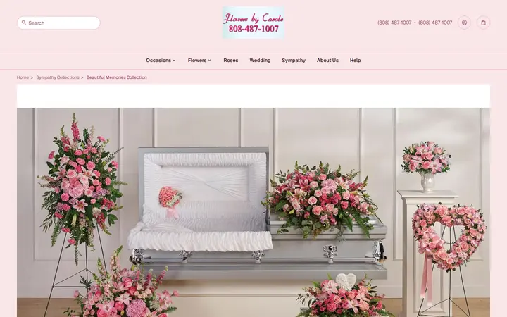 /sympathy-collections/beautiful-memories-collection/cat9490002 — Flowers By Carole