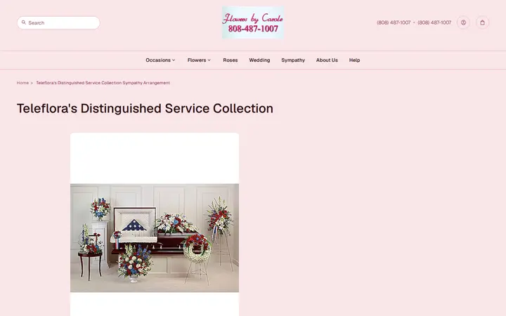 /sympathy-arrangement/telefloras-distinguished-service-collection/p_ef_t282-3a — Flowers By Carole