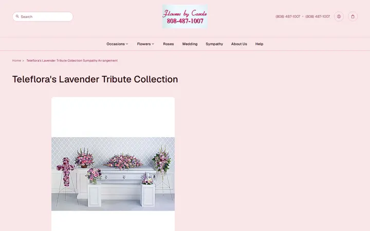 /sympathy-arrangement/telefloras-lavender-tribute-collection/p_ef_t281-7a — Flowers By Carole