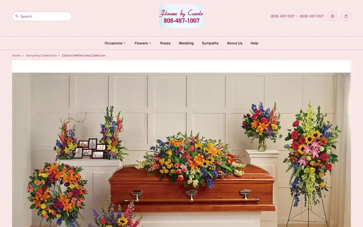 /sympathy-collections/colorful-reflections-collection/cat9490003 — Flowers By Carole