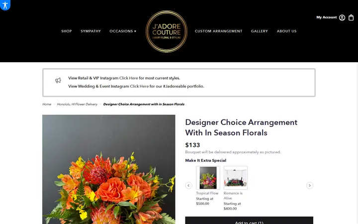 /honolulu-jadore-couture-floral-styling/designer-choice-arrangement-with-in-season-florals.html — J'Adore Couture Luxury Floral & Styling