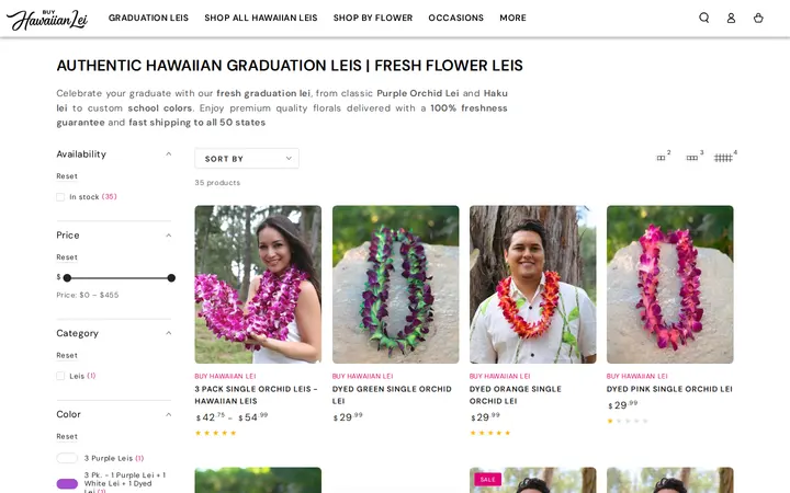 /collections/graduation-leis — Buy Hawaiian Lei