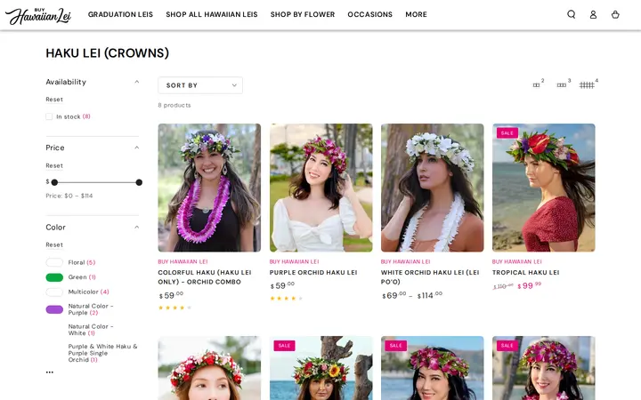 /collections/haku-lei-crowns — Buy Hawaiian Lei