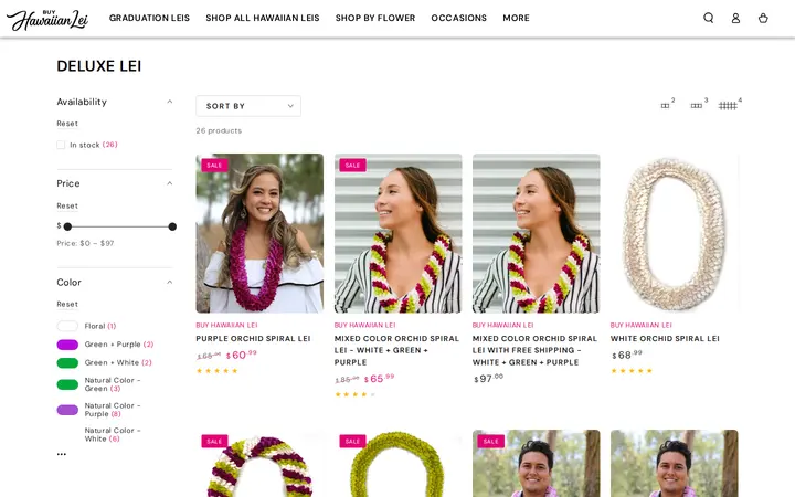 /collections/deluxe-leis — Buy Hawaiian Lei