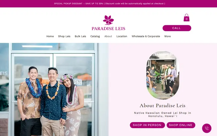 /about — Paradise Leis