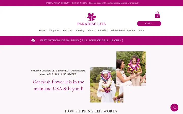 /lei-for-shipping — Paradise Leis