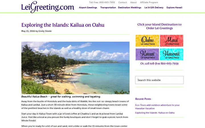 /exploring-the-islands-kailua-on-oahu — LeiGreeting.com