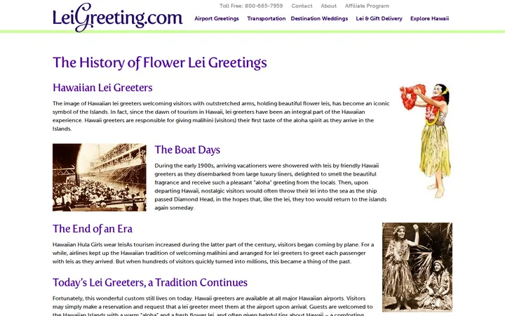 /lei-history — LeiGreeting.com