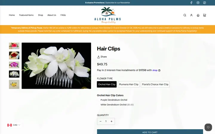 /collections/the-shop-collection/products/hand-delivered-fresh-flower-hair-accessories-in-oahu-hawaii-aloha-palms-hospitality — Aloha Palms Hospitality