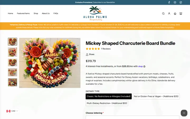 /collections/the-shop-collection/products/charcuterie-platter-board-or-box — Aloha Palms Hospitality